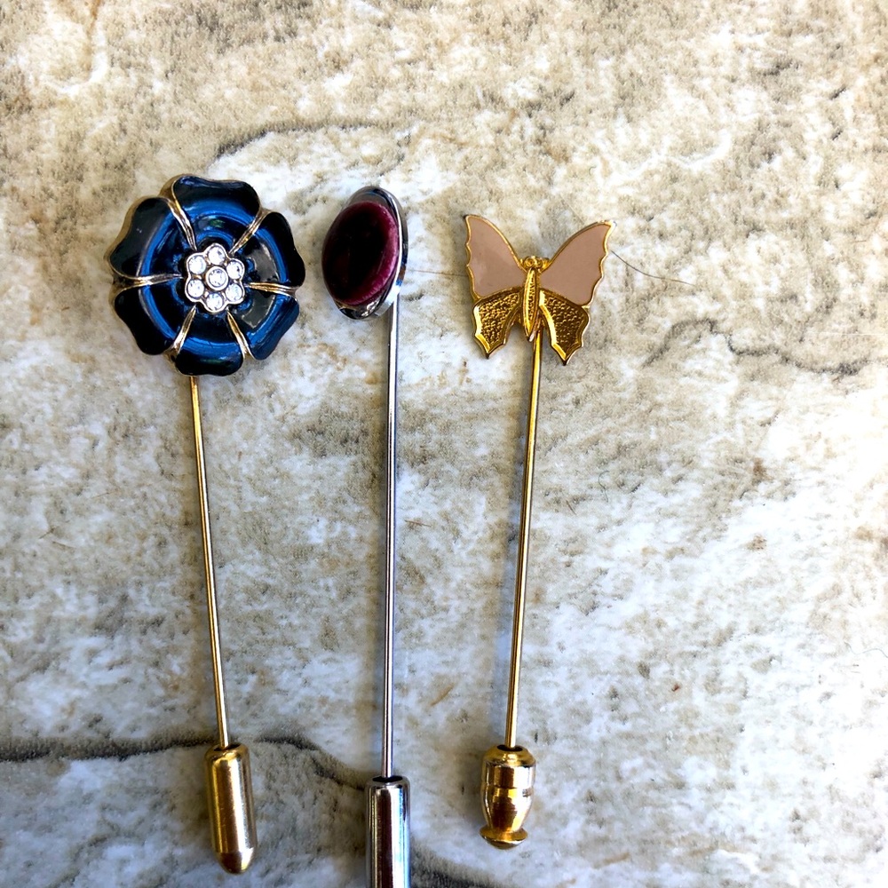 Set of 3 Vintage Pins.